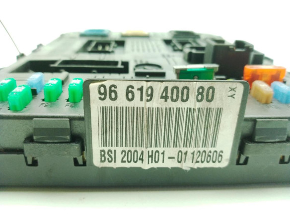 9661940080 CAJA FUSIBLES INTERIOR (BSI) PEUGEOT 307 SW (3H)|Desguaces La Cabaña