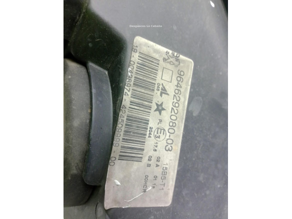  9646292080 FARO IZQUIERDO PEUGEOT 307 (3A/C)|Desguaces La Cabaña