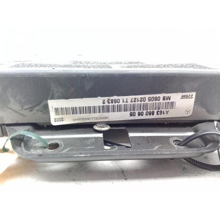 A1638600605 AIRBAG PUERTA LAT DEL DER MERCEDES BENZ CLASE M (W163) |Desguaces La Cabaña