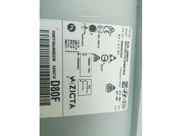 96160H8800FHV PANTALLA MULTIMEDIA KIA STONIC (YB) |Desguaces La Cabaña