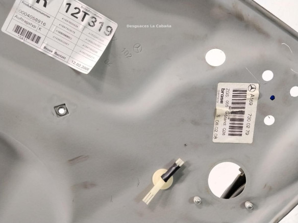   ELEVALUNAS PUERTA LAT TRA DER MERCEDES BENZ CLASE A (W169)|Desguaces La Cabaña