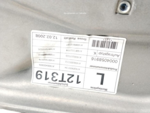   ELEVALUNAS PUERTA LAT DEL IZQ MERCEDES BENZ CLASE A (W169)|Desguaces La Cabaña