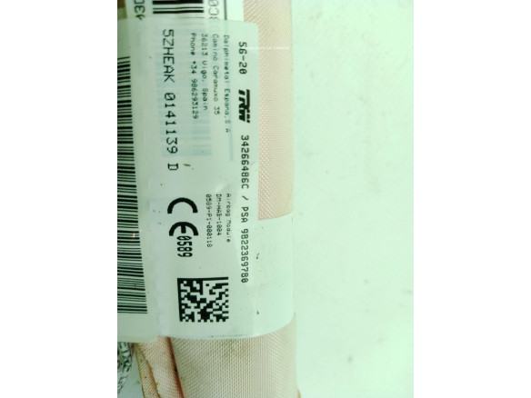 9822369780 AIRBAG CORTINA IZQ CITROEN C5 AIRCROSS|Desguaces La Cabaña