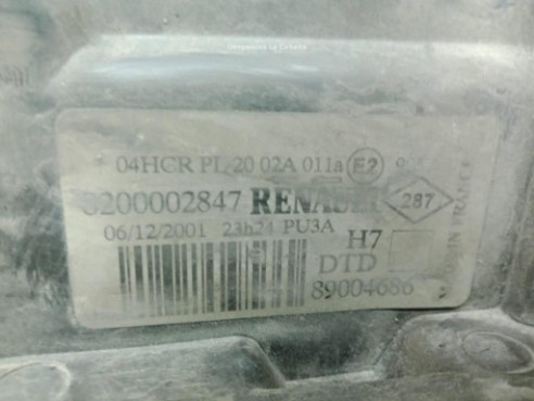  8200002847 FARO DERECHO RENAULT LAGUNA II (BG0/1_)|Desguaces La Cabaña