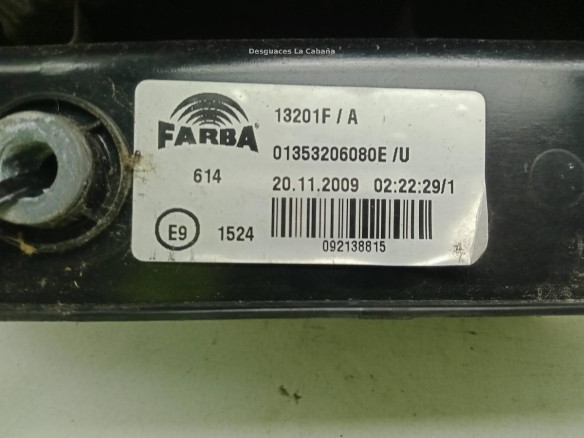  13201F PILOTO TRA DER EXT FIAT FIORINO Furgón/ranchera familiar (225_)|Desguaces La Cabaña