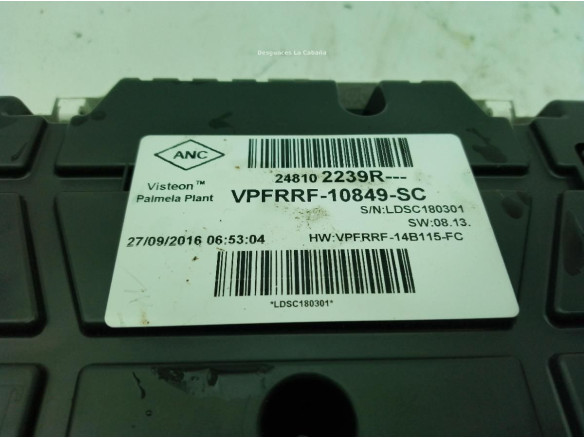 248102239R CUADRO INSTRUMENTOS RENAULT TRAFIC III Furgón (FG_)|Desguaces La Cabaña