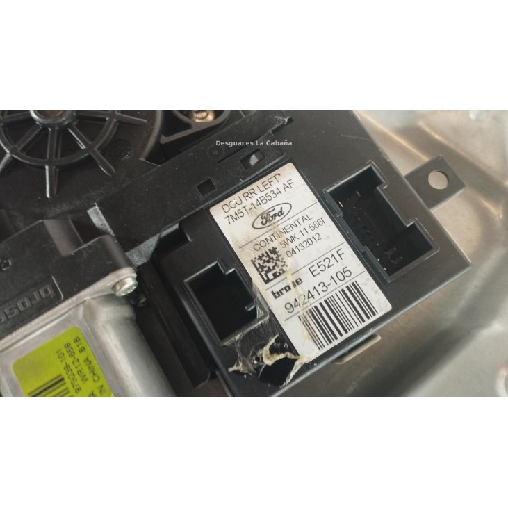 14B534AF ELEVALUNAS PUERTA LAT TRA IZQ FORD KUGA I |Desguaces La Cabaña