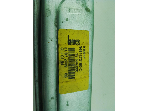 9681272180C ELEVALUNAS PUERTA LAT TRA IZQ CITROEN C3 Picasso|Desguaces La Cabaña