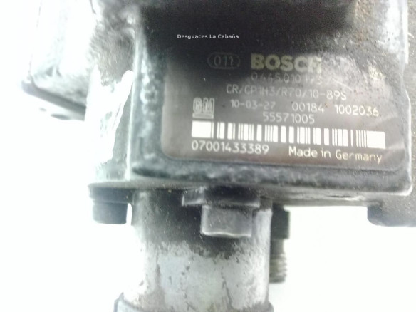 0445010193 BOMBA INYECTORA OPEL INSIGNIA A (G09)|Desguaces La Cabaña