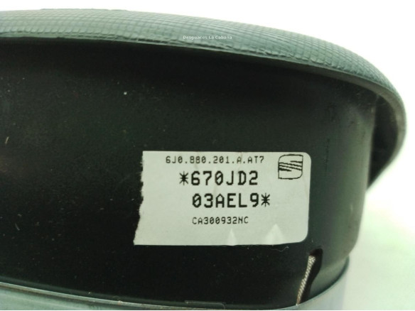 6J0880201A AIRBAG IZQ SEAT IBIZA IV (6J5, 6P1)|Desguaces La Cabaña