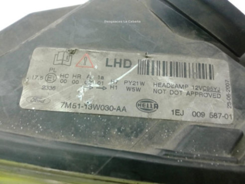  7M5113W030AA FARO IZQUIERDO FORD C-MAX (DM2)|Desguaces La Cabaña