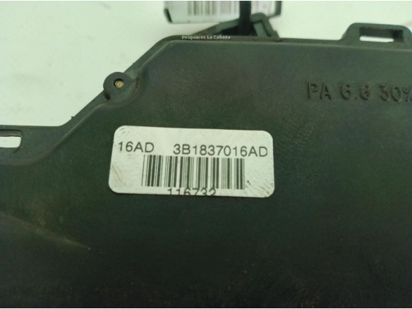 3B1837016AD CERRADURA PUERTA LAT DEL DER SEAT LEON (1M1)|Desguaces La Cabaña