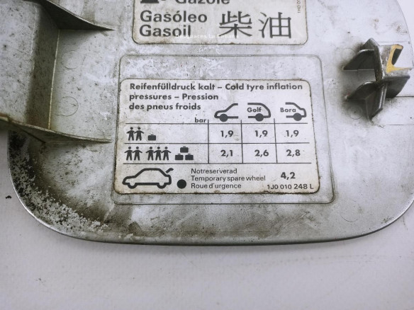 TAPA COMBUSTIBLE VW BORA (1J2)|Desguaces La Cabaña