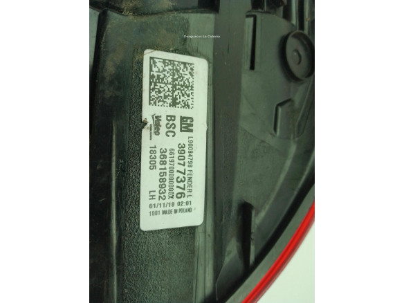 39077376 PILOTO TRA IZQ EXT OPEL ASTRA K Sports Tourer (B16)|Desguaces La Cabaña