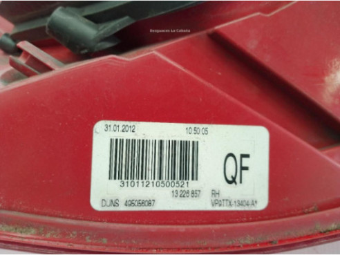 VP9TTX13404A PILOTO TRA DER EXT OPEL INSIGNIA A (G09)|Desguaces La Cabaña