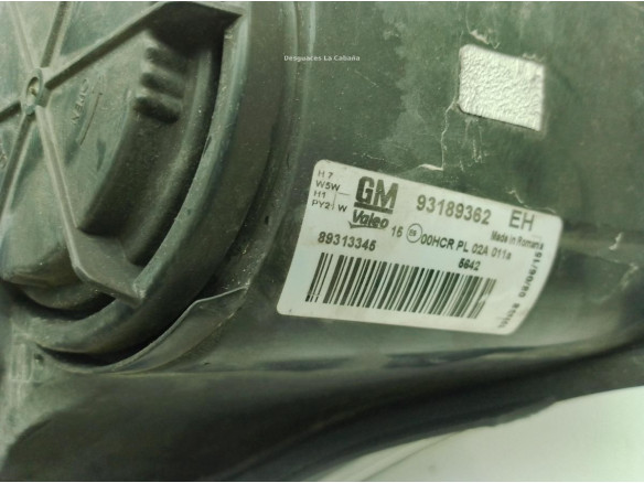 93189362 FARO DERECHO OPEL CORSA D (S07)|Desguaces La Cabaña