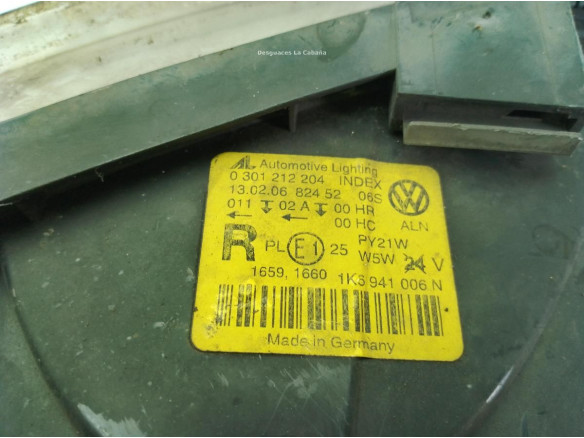 1K6941030C ,1K6941006N FARO DERECHO VW GOLF V (1K1)|Desguaces La Cabaña