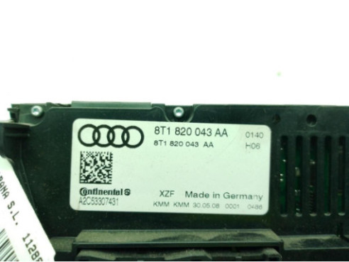 8T1820043AA MANDO CLIMA AUDI A4 (8K2, B8)|Desguaces La Cabaña
