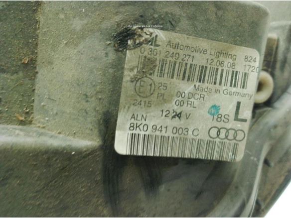 8K0941003C FARO IZQUIERDO AUDI A4 (8K2, B8)|Desguaces La Cabaña