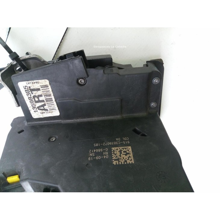 13598385 CERRADURA PUERTA LAT DEL DER OPEL ASTRA K (B16) |Desguaces La Cabaña