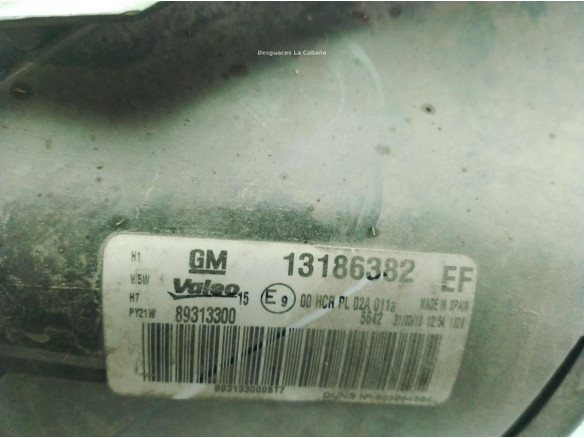 13186382 FARO DERECHO OPEL CORSA D (S07)|Desguaces La Cabaña