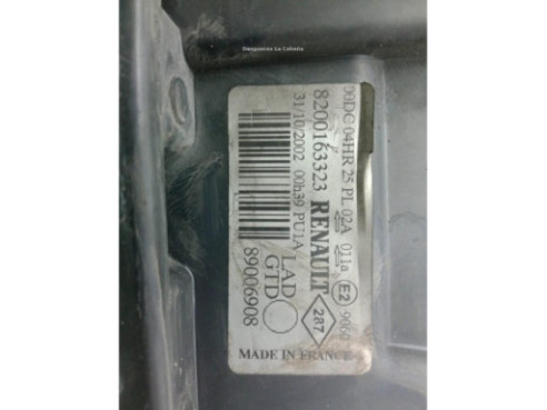 8200163323 FARO IZQUIERDO RENAULT LAGUNA II (BG0/1_)|Desguaces La Cabaña