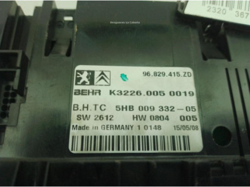 96829415ZD MANDO CLIMA CITROEN C5 III (RD_)|Desguaces La Cabaña