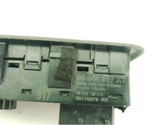 96644917XT MANDO ELEVALUNAS PUERTA LAT DEL IZQ CITROEN C5 III (RD_)|Desguaces La Cabaña