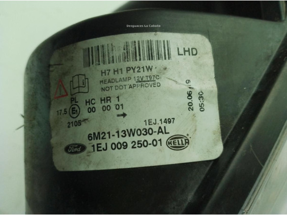 6M2113W030AL, 1EJ00925001 FARO IZQUIERDO FORD GALAXY (WA6)|Desguaces La Cabaña