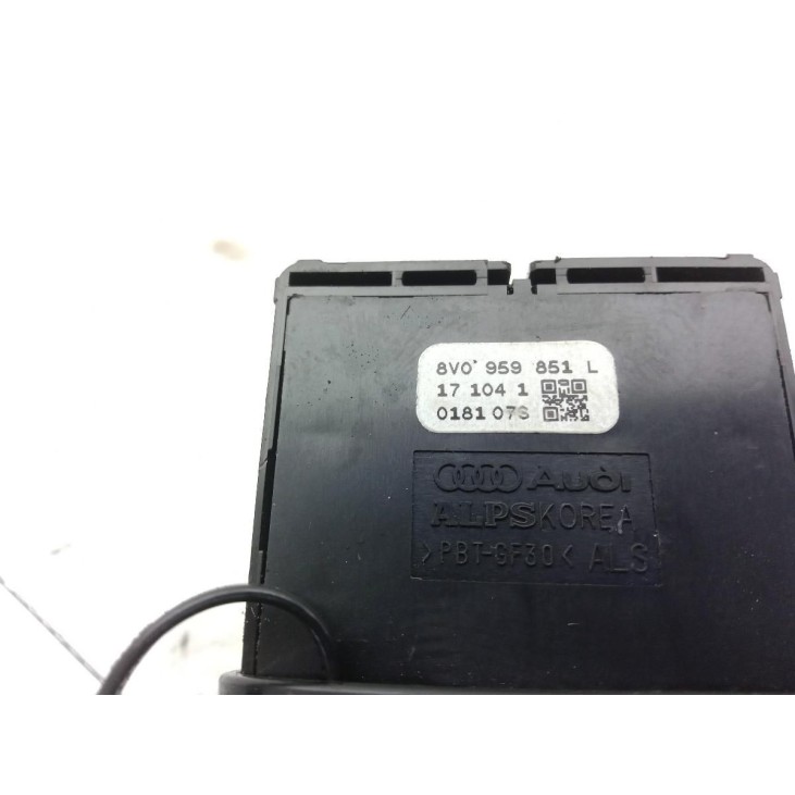8V0959851L MANDO ELEVALUNAS PUERTA LAT DEL IZQ AUDI A3 Sportback (8VA, 8VF) |Desguaces La Cabaña