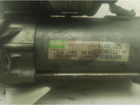 51880229 D6G321 ARRANQUE FIAT GRANDE PUNTO (199_)|Desguaces La Cabaña