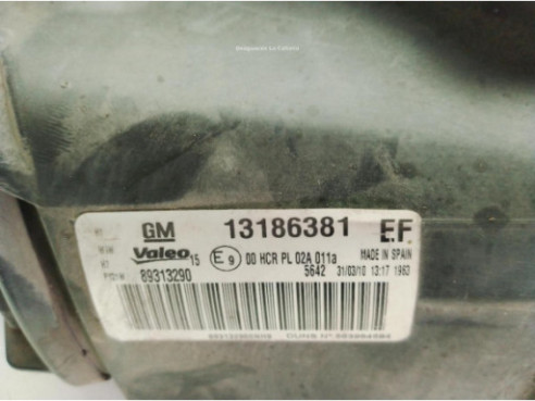 13186381 FARO IZQUIERDO OPEL CORSA D (S07)|Desguaces La Cabaña
