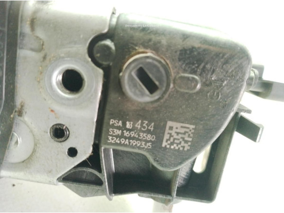 S3M16943580 CERRADURA PUERTA LAT DEL IZQ PEUGEOT PARTNER Furgón (K9)|Desguaces La Cabaña