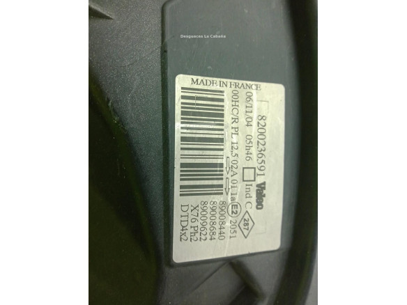  8200236591 FARO DERECHO RENAULT KANGOO (KC0/1_)|Desguaces La Cabaña