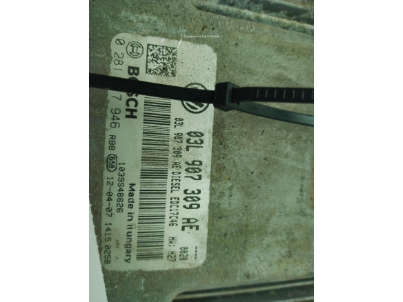 03L906018QB 03L907309AE CENTRALITA MOTOR VW CC (358)|Desguaces La Cabaña
