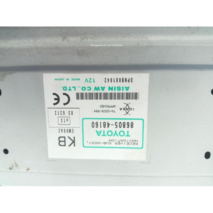 8680548160 MODULO ELECTRONICO 4 LEXUS CT (ZWA10_) |Desguaces La Cabaña