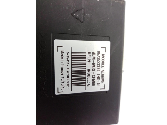  9673523380 MODULO ELECTRONICO CITROEN C4 Grand Picasso II|Desguaces La Cabaña