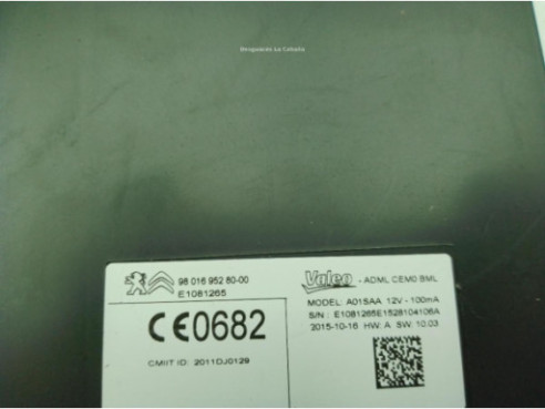 9801695280 MODULO ELECTRONICO CITROEN C4 Grand Picasso II|Desguaces La Cabaña