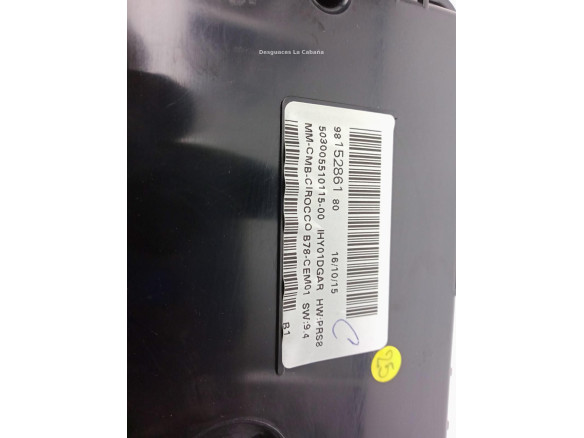 9815286180 CUADRO INSTRUMENTOS CITROEN C4 Grand Picasso II|Desguaces La Cabaña