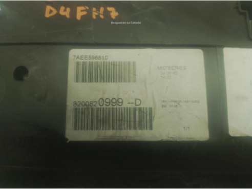 8200820999D, CUADRO INSTRUMENTOS RENAULT CLIO III (BR0/1, CR0/1)|Desguaces La Cabaña