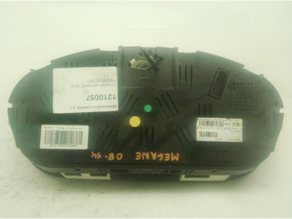 RNI248105260R CUADRO INSTRUMENTOS RENAULT MEGANE III Fastback (BZ0_)|Desguaces La Cabaña