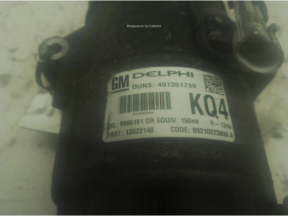 COMPRESOR AA OPEL ASTRA H Ranchera familiar (A04)|Desguaces La Cabaña