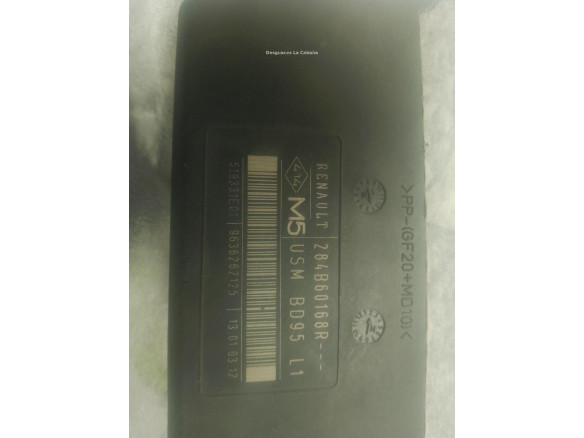 284B60168R, CAJA FUSIBLES INTERIOR (BSI) RENAULT MEGANE III Fastback (BZ0_)|Desguaces La Cabaña