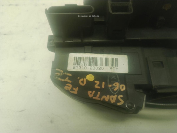 CERRADURA PUERTA LAT DEL IZQ HYUNDAI SANTA FÉ II (CM)|Desguaces La Cabaña
