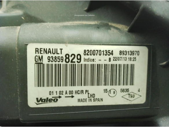 82000701354 FARO IZQUIERDO NISSAN PRIMASTAR Furgón (X83)|Desguaces La Cabaña
