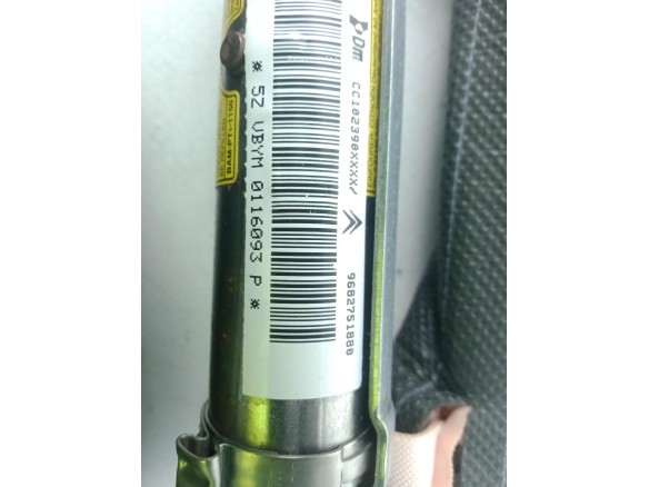 9682751880 AIRBAG CORTINA IZQ CITROEN C5 III Break (TD_) |Desguaces La Cabaña