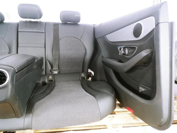 CONJUNTO ASIENTOS + TAPIZADOS MERCEDES BENZ CLASE C (W205)|Desguaces La Cabaña