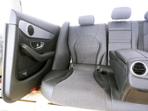 CONJUNTO ASIENTOS + TAPIZADOS MERCEDES BENZ CLASE C (W205)|Desguaces La Cabaña