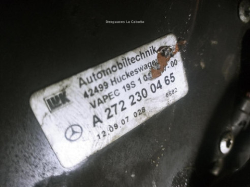 M 272948 MOTOR MERCEDES BENZ CLASE C (W204)|Desguaces La Cabaña