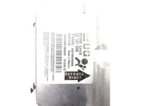 13187526UG CENTRALITA AIRBAG OPEL CORSA D (S07)|Desguaces La Cabaña